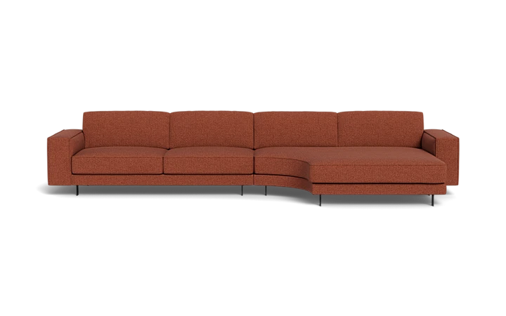 Samba Day sofa med rund chaiselong og Pedro arm